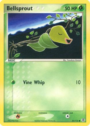 Bellsprout 053/112 - FireRed & LeafGreen Reverse Holofoil