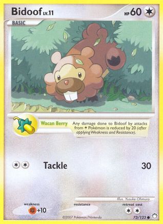 Bidoof 073/123 - Mysterious Treasures