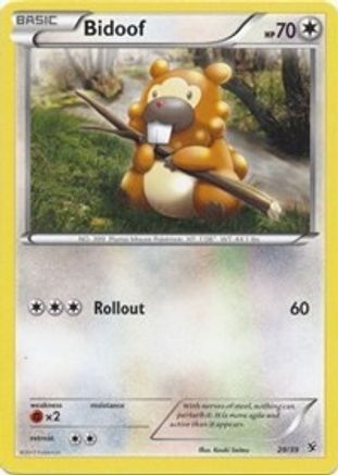 Bidoof 029/39 - Kalos Starter Set