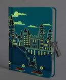 Harry Potter: Hogwarts Castle at Night Lock & Key Diary