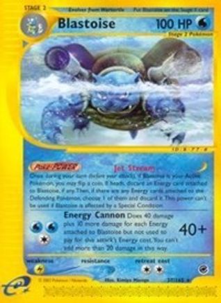 Blastoise 037/165 - Expedition Reverse Holofoil