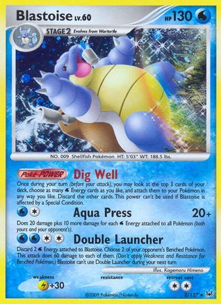 Blastoise 002/127 - Platinum Holofoil