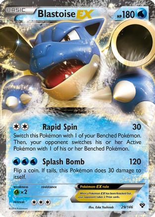 Blastoise EX 029/146 - XY Base Set Holofoil