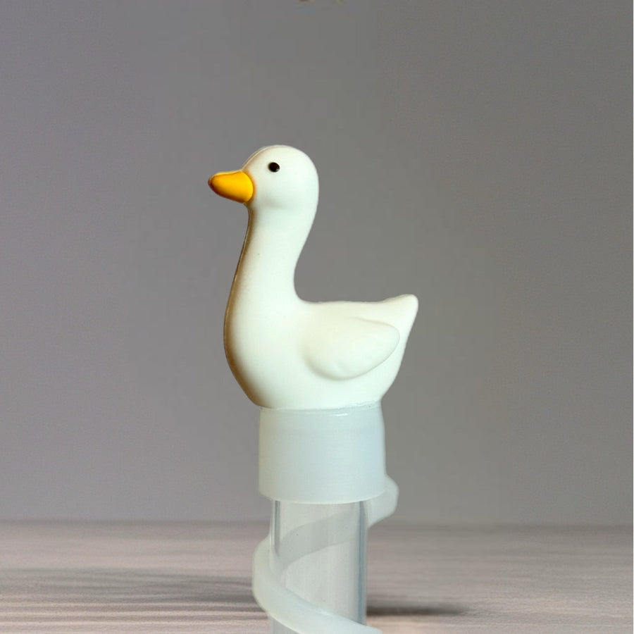Sitting Goose Straw Topper