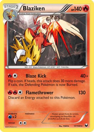 Blaziken 017/108 - Dark Explorers Holofoil