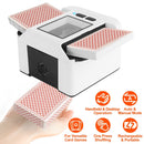 2 Deck Rechargeable Automatic Card Shuffler Professional Card Shuffler for for Texas Hold\'em Poker UNO with Auto Manual Mode Handheld Desktop