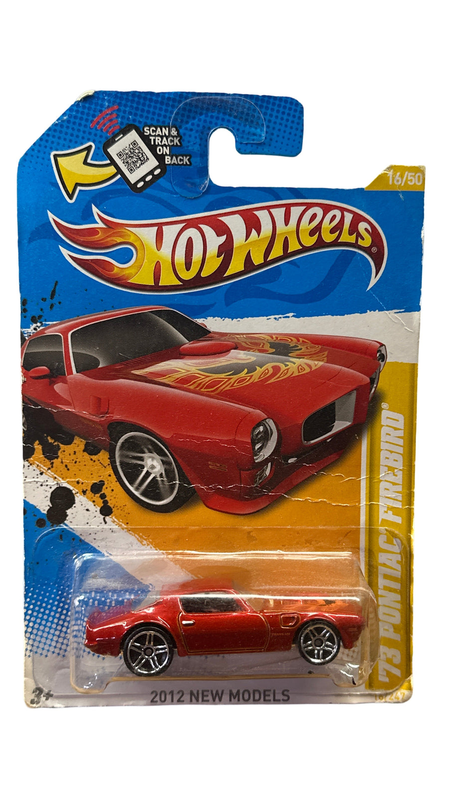 Hot Wheels - '73 Pontiac Firebird (Red) - 2012 HW 16/50 - 16/247