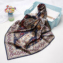 Artificial Silk Small Square Towel Chinese Style