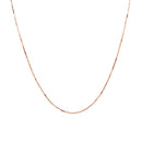 14k Rose Gold Classic Box Chain 0.6mm