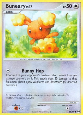 Buneary 055/99 - Arceus Reverse Holofoil