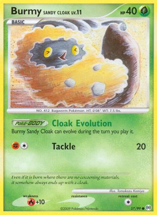 Burmy Sandy Cloak 057/99 - Arceus