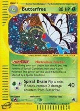 Butterfree 005/165 - Expedition Reverse Holofoil