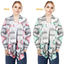 Women's Open Front Long Sleeve Cardigan – Lightweight & Breathable