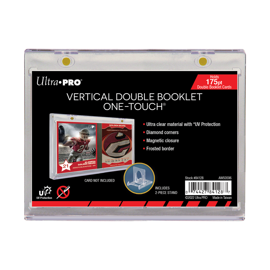 175PT Vertical Booklet Card UV ONE-TOUCH Magnetic Holder