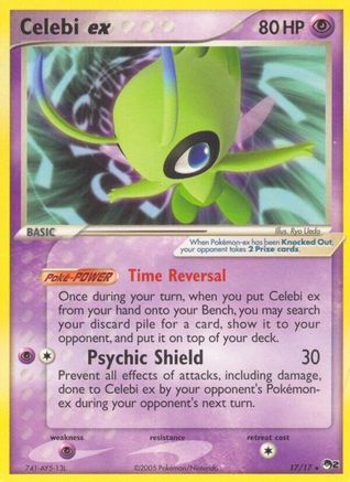 Celebi ex (Non-Holo) 017/17 - POP Series 2