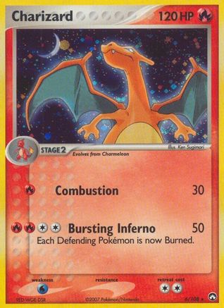 Charizard 006/108 - Power Keepers Reverse Holofoil