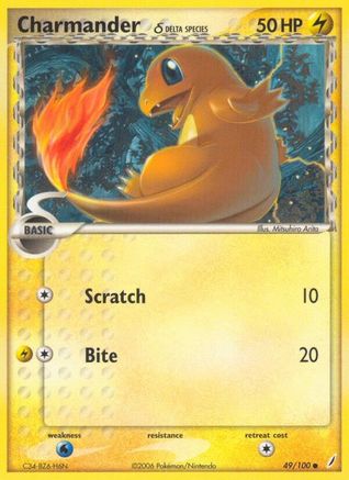 Charmander (Delta Species) 049/100 - Crystal Guardians