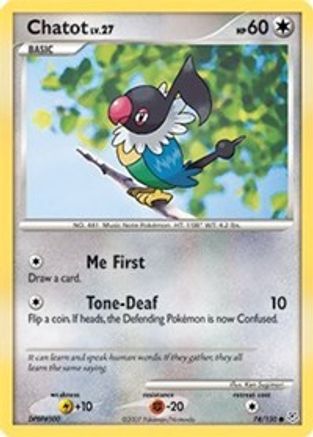 Chatot 074/130 - Diamond and Pearl