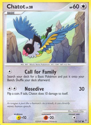 Chatot 095/147 - Supreme Victors Reverse Holofoil