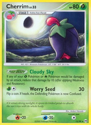 Cherrim 015/99 - Arceus Reverse Holofoil