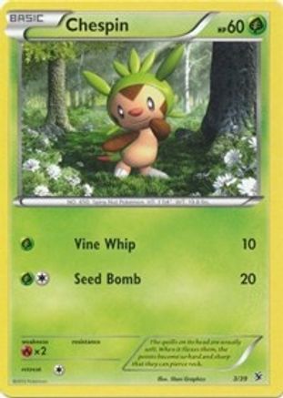 Chespin 003/39 - Kalos Starter Set Holofoil