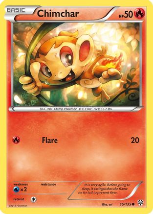Chimchar 015/135 - Plasma Storm Reverse Holofoil