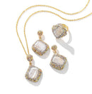 Personality Niche Design Necklace Earring Ring Set