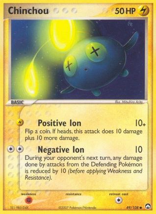 Chinchou 049/108 - Power Keepers