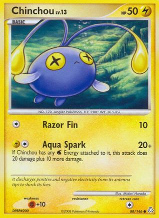 Chinchou 088/146 - Legends Awakened Reverse Holofoil