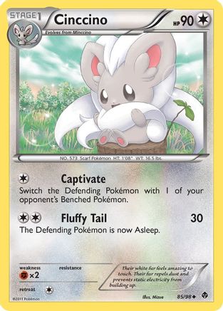 Cinccino 085/98 - Emerging Powers Reverse Holofoil