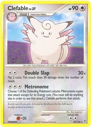Clefable 022/130 - Diamond and Pearl