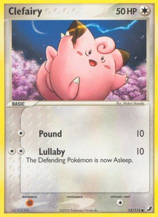 Clefairy 053/115 - Unseen Forces Reverse Holofoil
