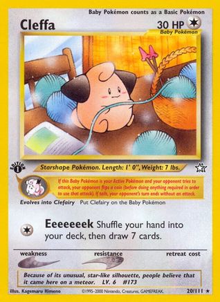 Cleffa 020/111 - Neo Genesis 1st Edition