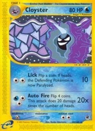 Cloyster 042/165 - Expedition Reverse Holofoil