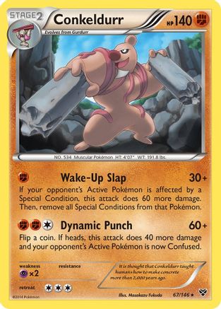 Conkeldurr 067/146 - XY Base Set