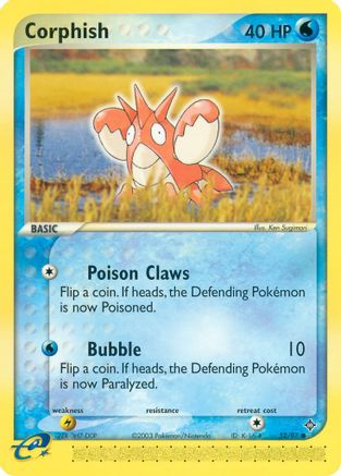 Corphish 052/97 - Dragon Reverse Holofoil