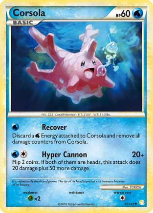 Corsola 037/123 - HeartGold SoulSilver