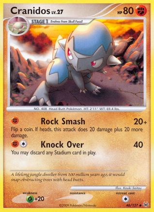 Cranidos 046/127 - Platinum Reverse Holofoil
