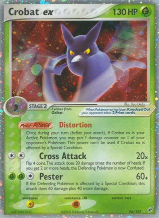 Crobat ex 096/107 - Deoxys Holofoil