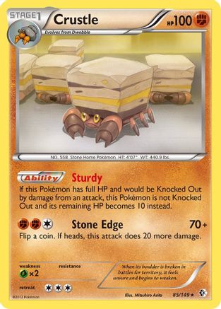 Crustle 085/149 - Boundaries Crossed Reverse Holofoil