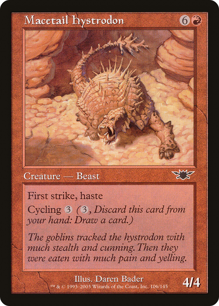 Macetail Hystrodon (LGN-106) - Legions Foil