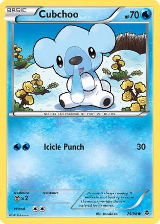 Cubchoo 029/98 - Emerging Powers Reverse Holofoil