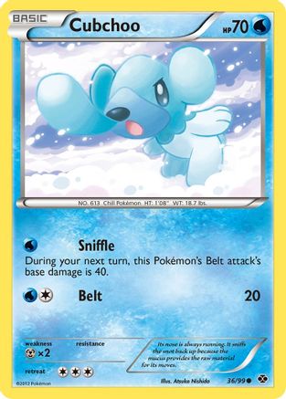 Cubchoo 036/99 - Next Destinies Reverse Holofoil