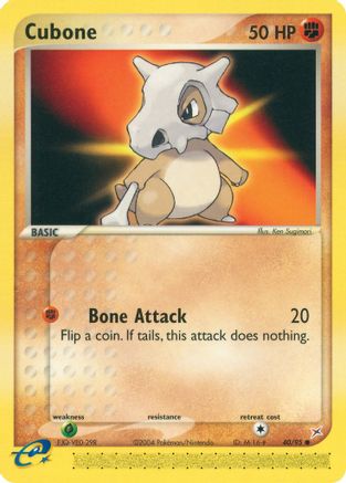 Cubone 040/95 - Team Magma vs Team Aqua