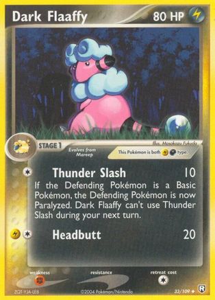 Dark Flaaffy 033/109 - Team Rocket Returns Reverse Holofoil