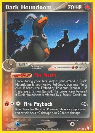 Dark Houndoom 037/109 - Team Rocket Returns - Reverse Holofoil