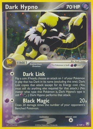 Dark Hypno 006/109 - Team Rocket Returns Reverse Holofoil