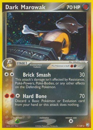 Dark Marowak 007 - Team Rocket Returns - Reverse Holofoil