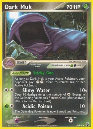 Dark Muk 016/109 - Team Rocket Returns Reverse Holofoil