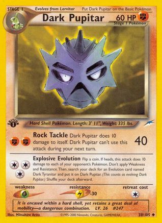 Dark Pupitar 038/105 - Neo Destiny 1st Edition